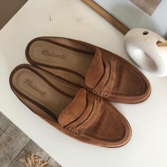 Madewell Shoes - Madewell Elinor Suede Loafer Mules